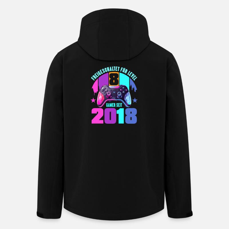 8e anniversaire, jeunes filles - Veste softshell homme en polyester recyclé Stanley/Stella - noir