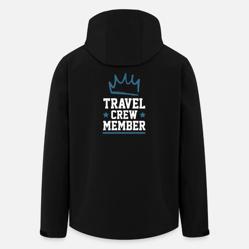 Travel Crew - Men’s Recycled Softshell Jacket by Stanley/Stella - black