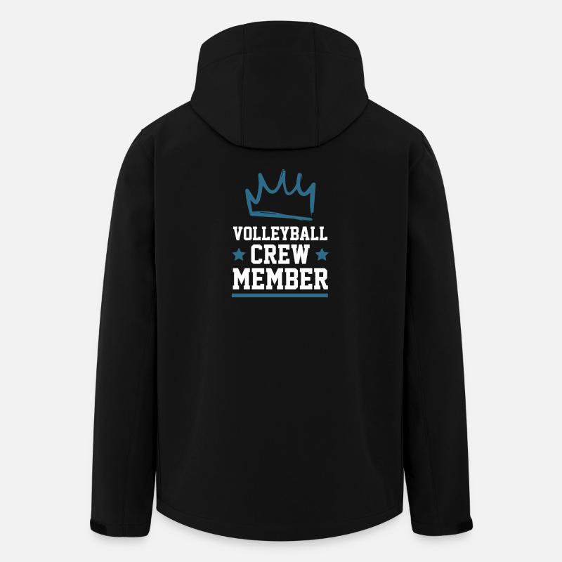 Volleyball Crew - Recycelte Männer Softshell-Jacke von Stanley/Stella - Schwarz