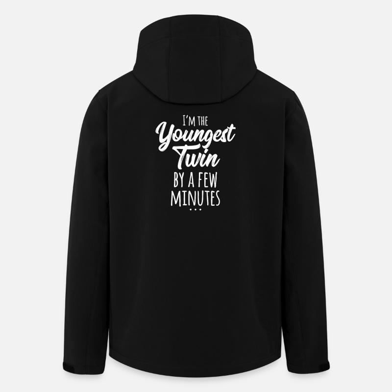 Youngest Twin Caption Tee - Men’s Recycled Softshell Jacket by Stanley/Stella - black