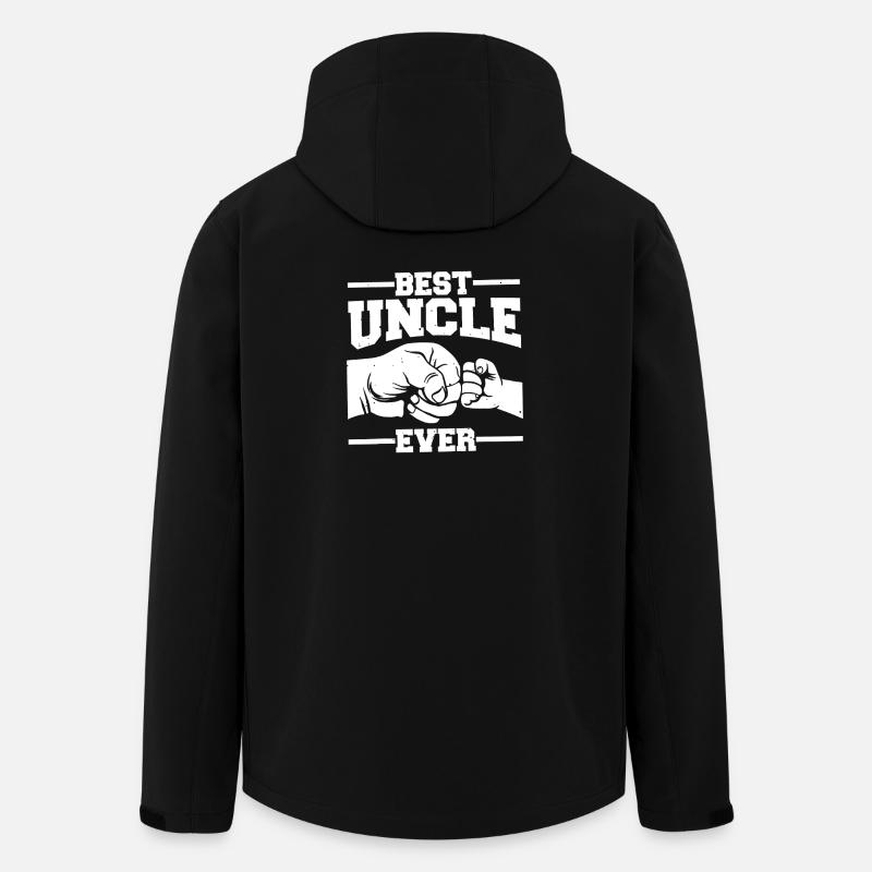 Bester Onkel aller Zeiten Bold Fist - Recycelte Männer Softshell-Jacke von Stanley/Stella - Schwarz