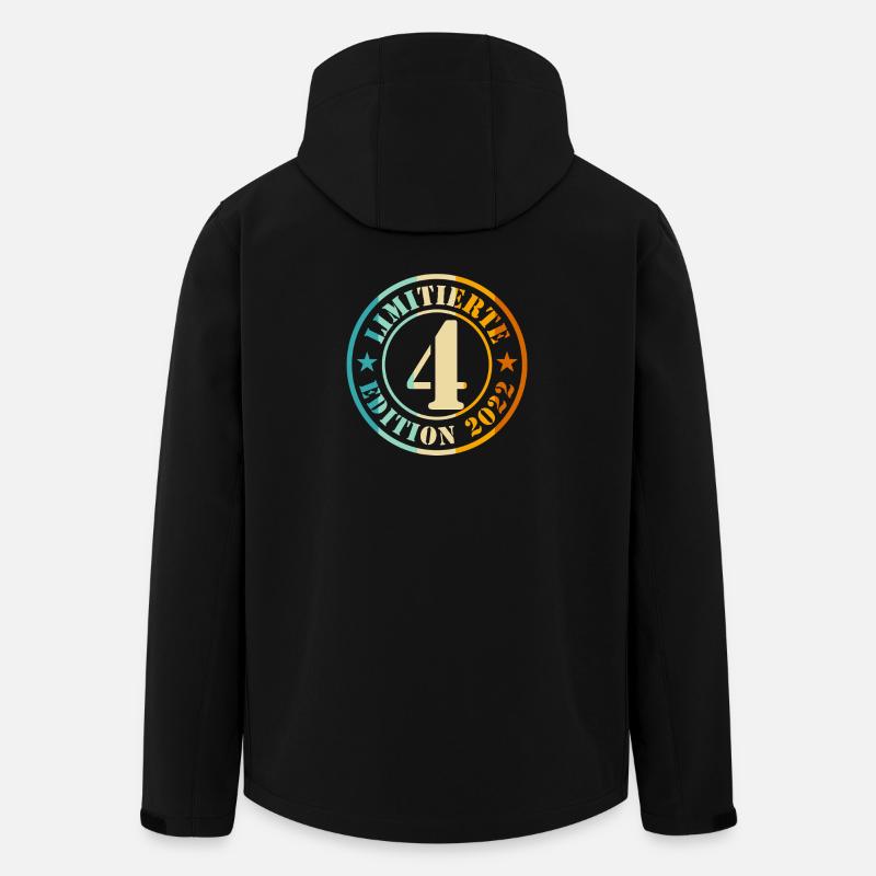 4e anniversaire, jeunes filles - Veste softshell homme en polyester recyclé Stanley/Stella - noir