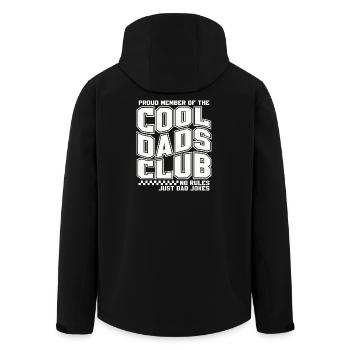 Cool Dads Club - Papa Vatertag Geschenk - Recycelte Männer Softshell-Jacke von Stanley/Stella - Schwarz - Hinten - AI Model Male 185 light (185cm)