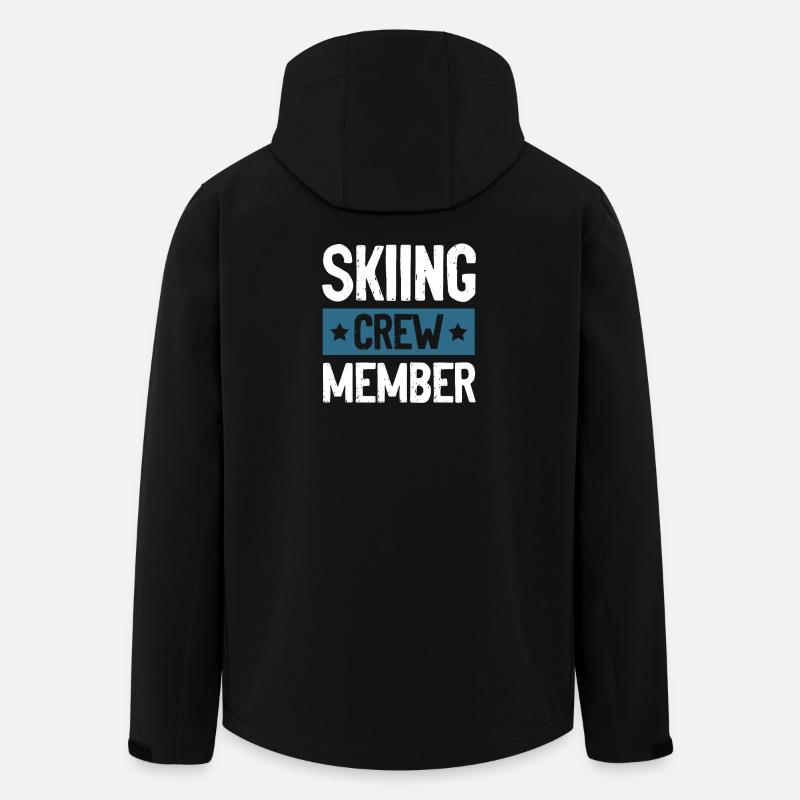 Skiing Crew - Men’s Recycled Softshell Jacket by Stanley/Stella - black
