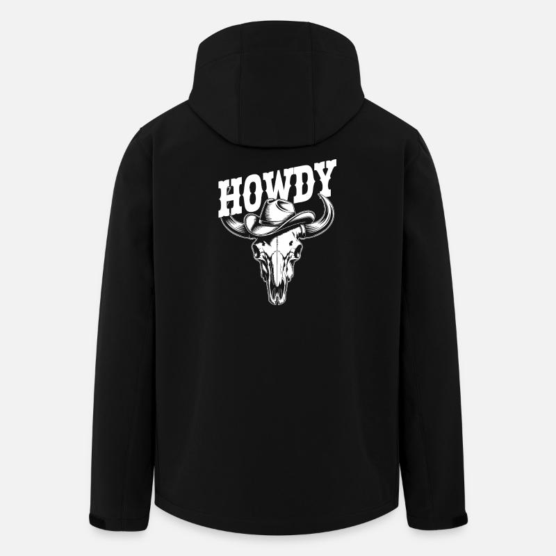 Salut western - Veste softshell homme en polyester recyclé Stanley/Stella - noir