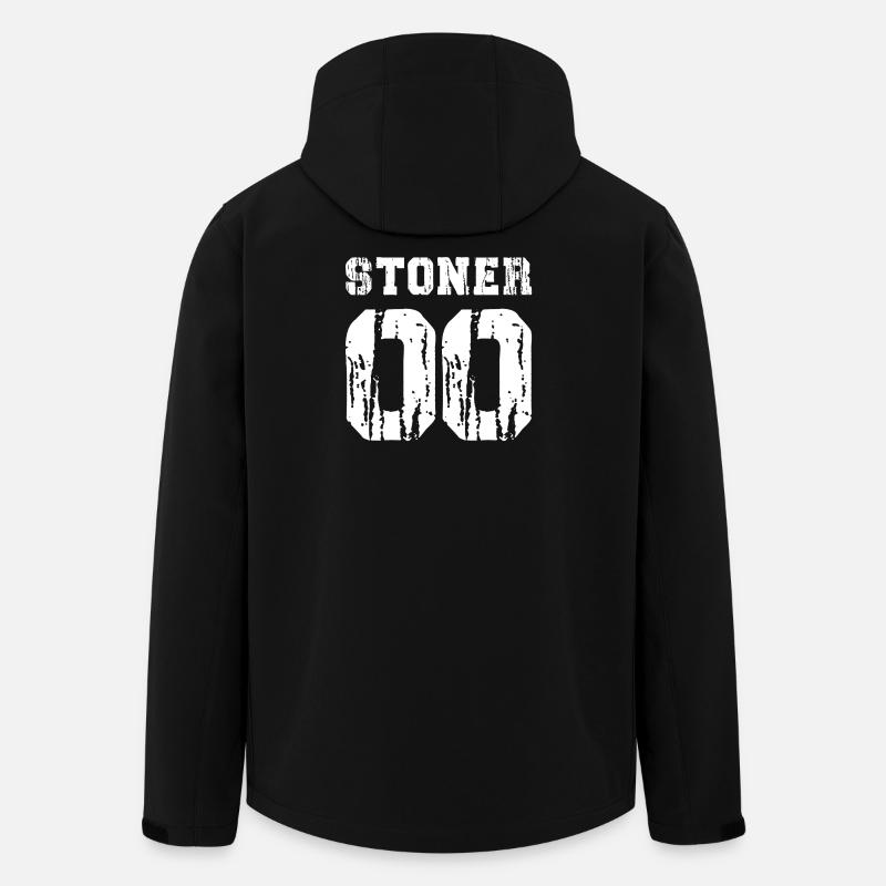 Stoner 00 Grunge-Typografie - Recycelte Männer Softshell-Jacke von Stanley/Stella - Schwarz