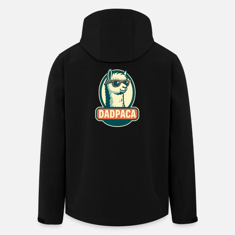 Dadpaca No Probllama - Recycelte Männer Softshell-Jacke von Stanley/Stella - Schwarz