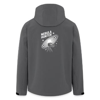 Télescope cosmique Nebula Hunter - Veste softshell homme en polyester recyclé Stanley/Stella - charbon - Dos - AI Model Male 185 light (185cm)
