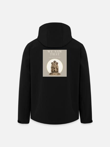 We Saw That Funny Meerkat - Recycelte Männer Softshell-Jacke von Stanley/Stella - Schwarz