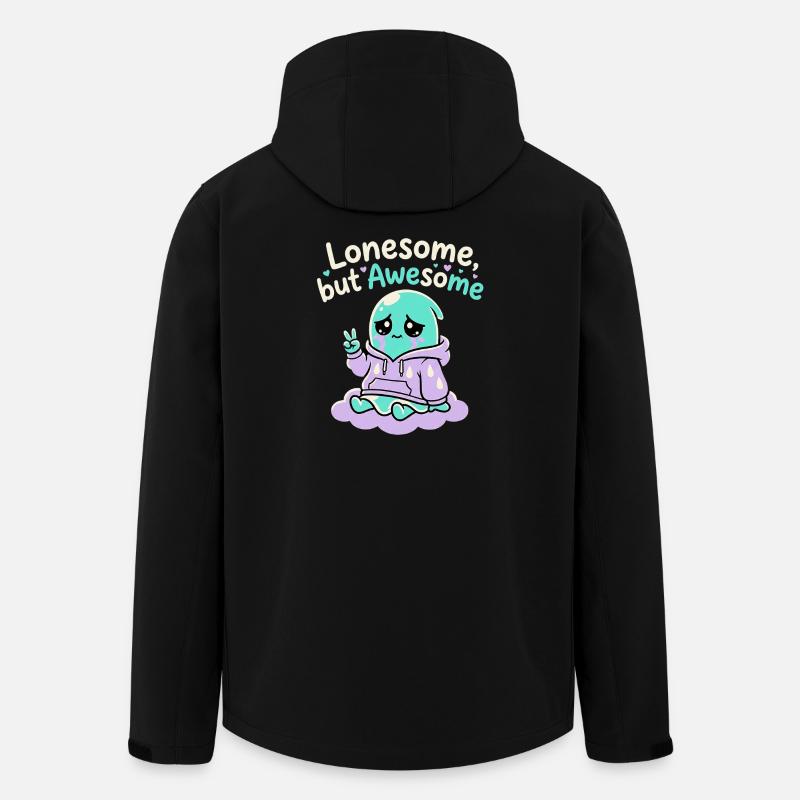 Lonesome Ghost - Recycelte Männer Softshell-Jacke von Stanley/Stella - Schwarz