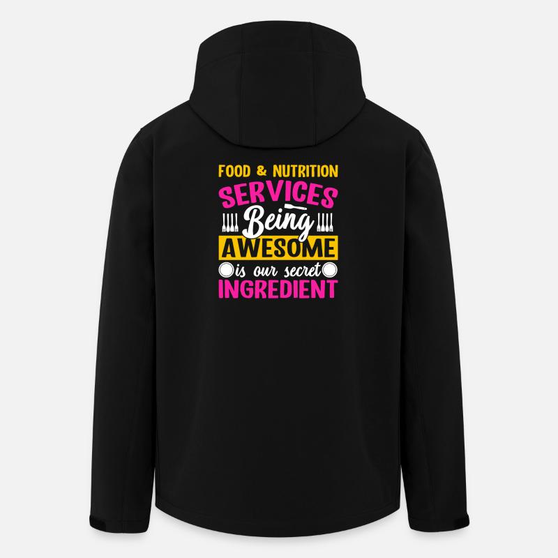 Awesome Secret Ingredient – Food & Nutrition Services - Men’s Recycled Softshell Jacket by Stanley/Stella - black