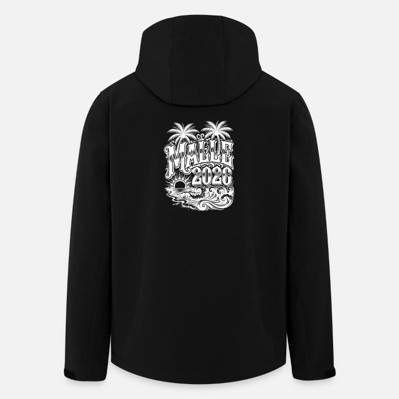 Malle 2026 - Recycelte Männer Softshell-Jacke von Stanley/Stella - Schwarz