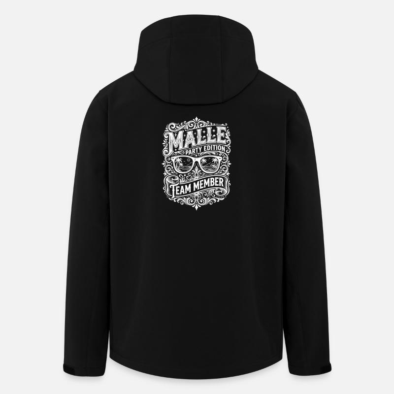 Malle Party Edition - Men’s Recycled Softshell Jacket by Stanley/Stella - black