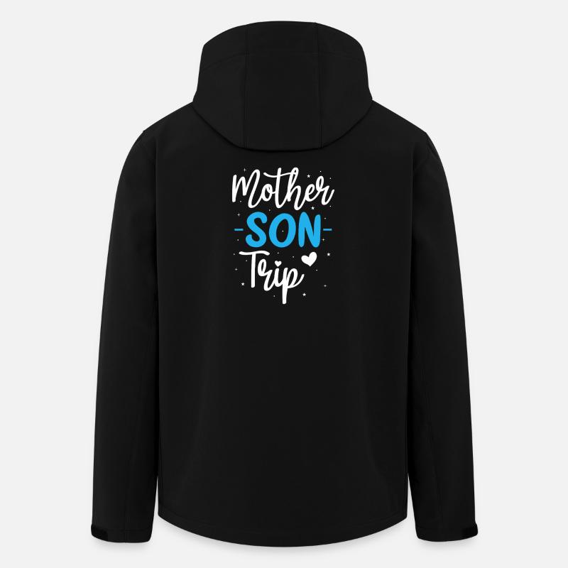 Voyage mère-fils - Veste softshell homme en polyester recyclé Stanley/Stella - noir