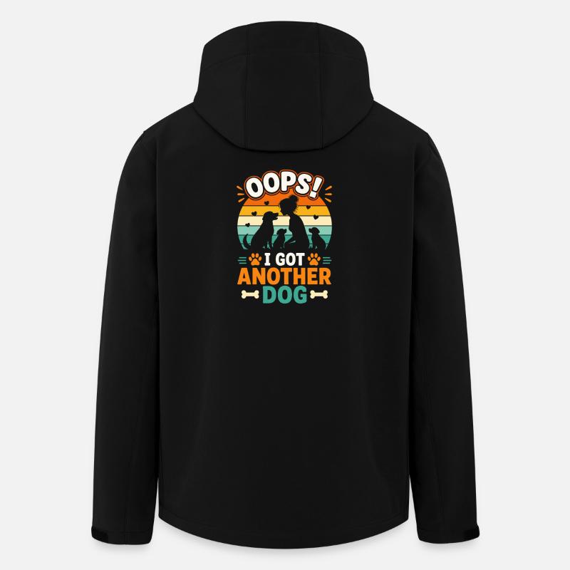 Another dog: Oops! - Men’s Recycled Softshell Jacket by Stanley/Stella - black