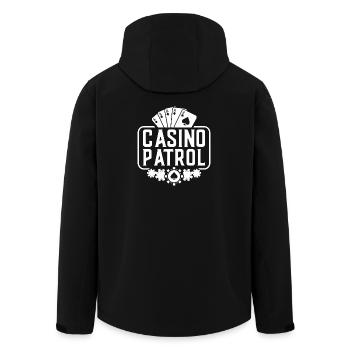 Casino Gambler Casino Patrouille Casino Patrouille - Veste softshell homme en polyester recyclé Stanley/Stella - noir - Dos - AI Model Male 185 light (185cm)