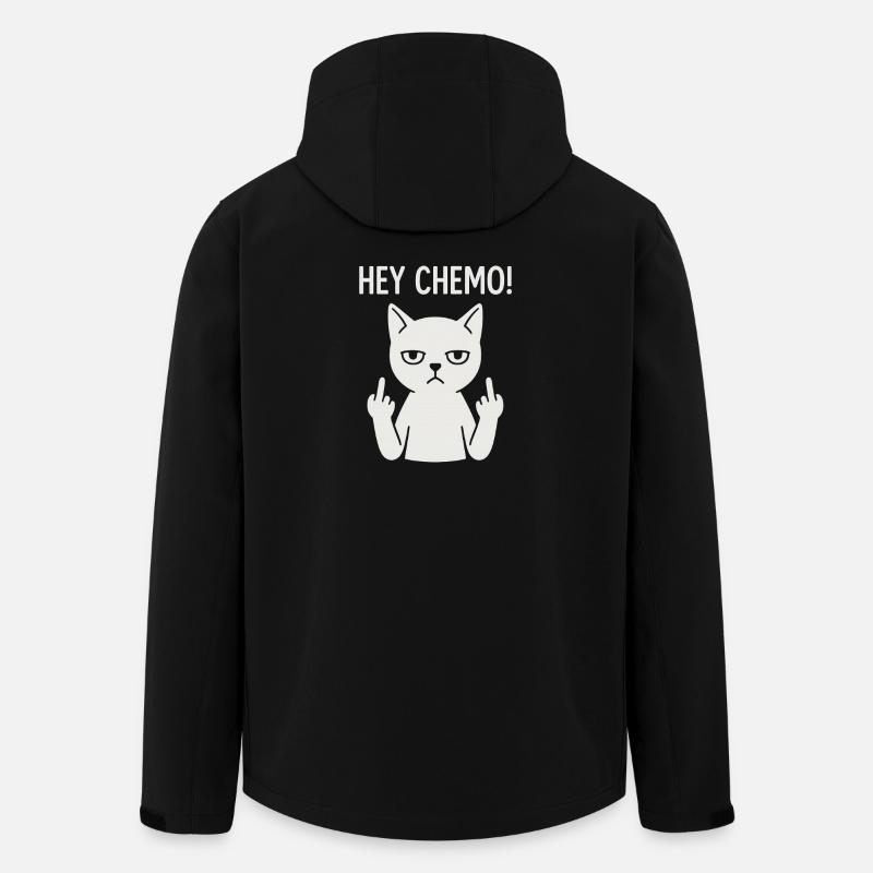 Sassy Chemo Support Cat - Men’s Recycled Softshell Jacket by Stanley/Stella - black
