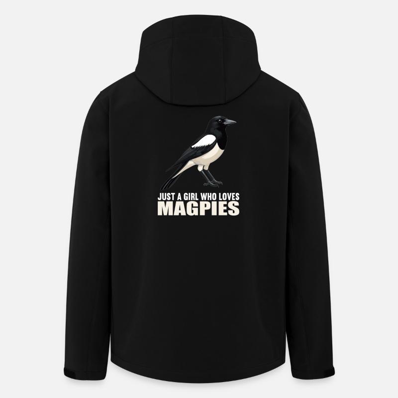 Magpies Magpie - Men’s Recycled Softshell Jacket by Stanley/Stella - black