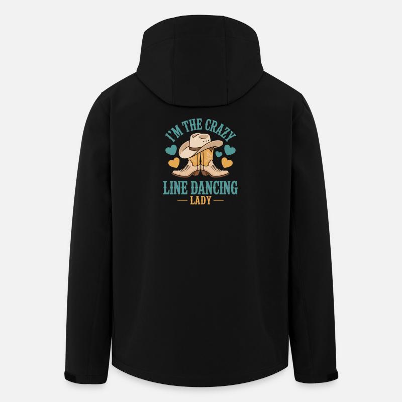 Cadeau de danse en ligne - Veste softshell homme en polyester recyclé Stanley/Stella - noir