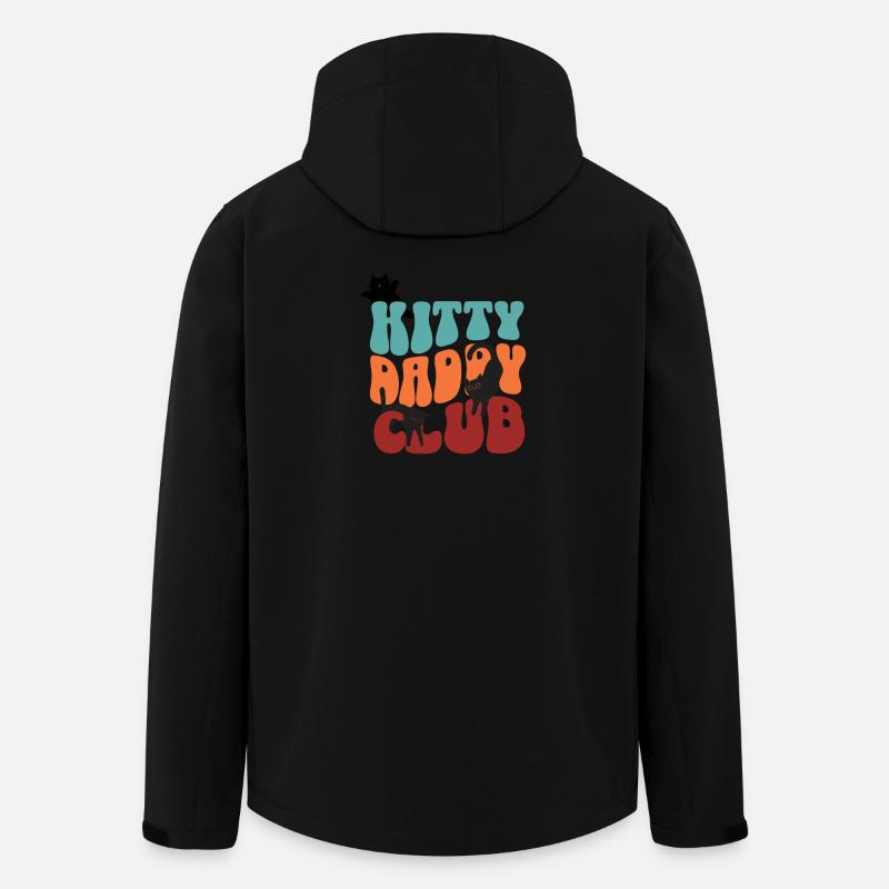 Kitty Daddy Club - Recycelte Männer Softshell-Jacke von Stanley/Stella - Schwarz