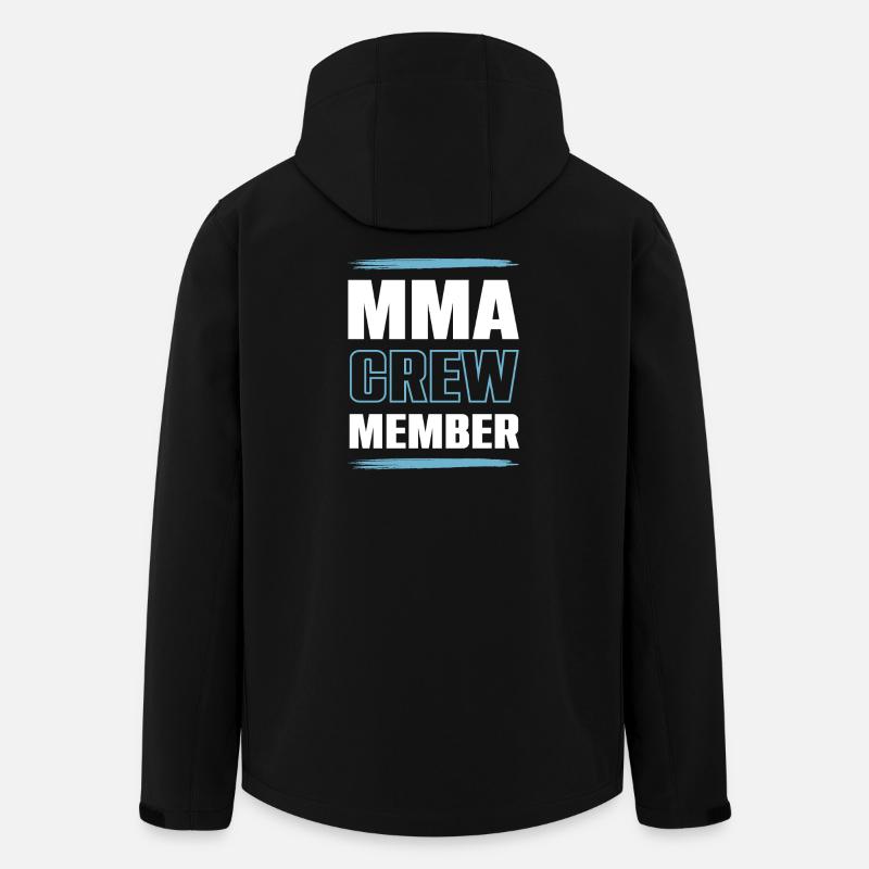 Mma Crew - Men’s Recycled Softshell Jacket by Stanley/Stella - black