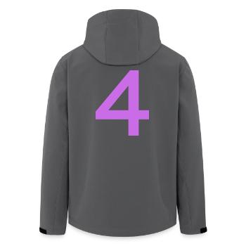 4 - Veste softshell homme en polyester recyclé Stanley/Stella - noir - Dos - AI Model Male 185 light (185cm)