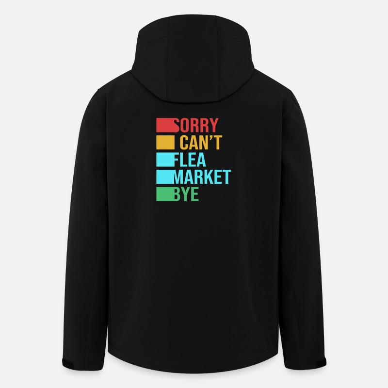 Marché aux puces - Veste softshell homme en polyester recyclé Stanley/Stella - noir