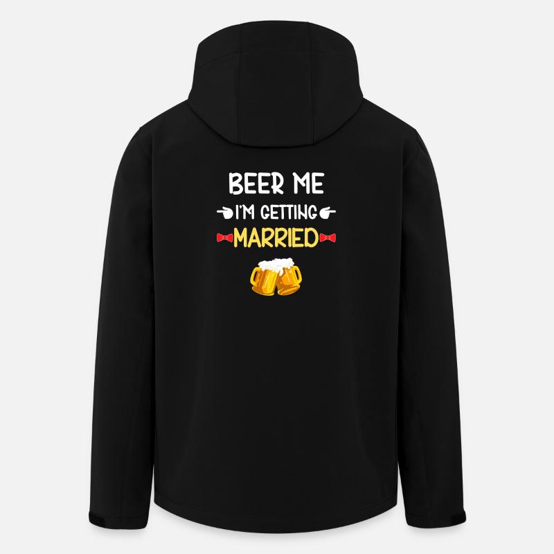 Beer Me wird heiraten - Recycelte Männer Softshell-Jacke von Stanley/Stella - Schwarz