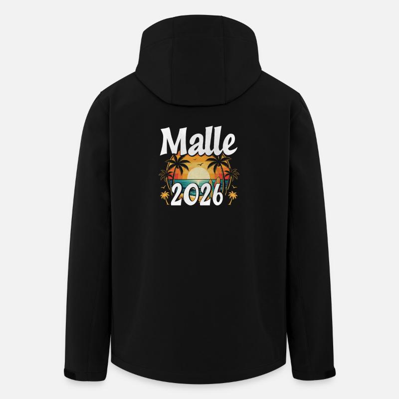 Malle 2026 - Veste softshell homme en polyester recyclé Stanley/Stella - noir
