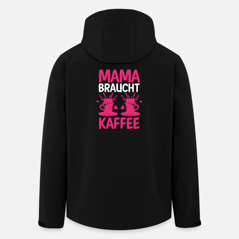 Trash Panda Oysters Makes Me Nicer Raccoon - Recycelte Männer Softshell-Jacke von Stanley/Stella - Schwarz