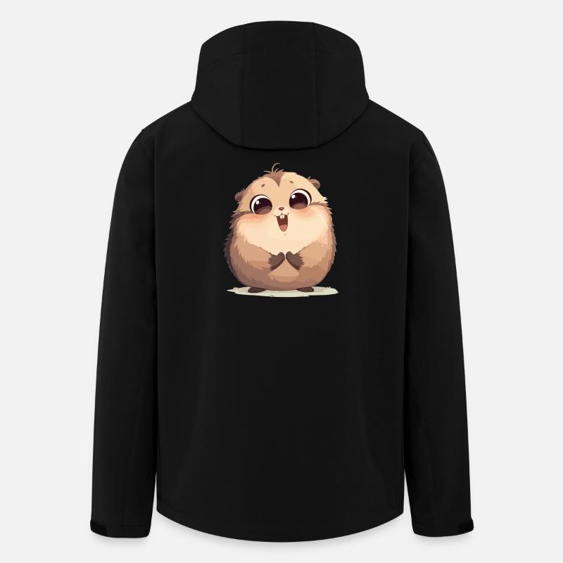Murmeltiere Murmeltier - Recycelte Männer Softshell-Jacke von Stanley/Stella - Schwarz