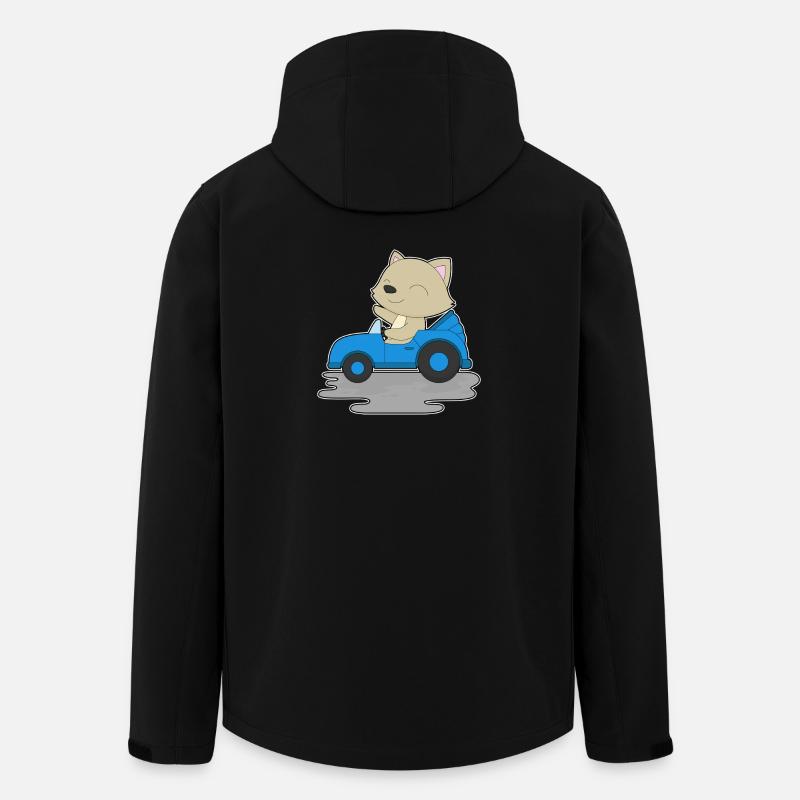 Cat Car - Veste softshell homme en polyester recyclé Stanley/Stella - noir