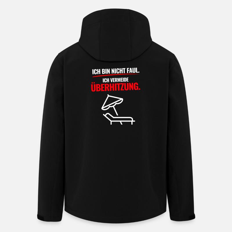 Zu Heiß Für Leistung - Recycelte Männer Softshell-Jacke von Stanley/Stella - Schwarz