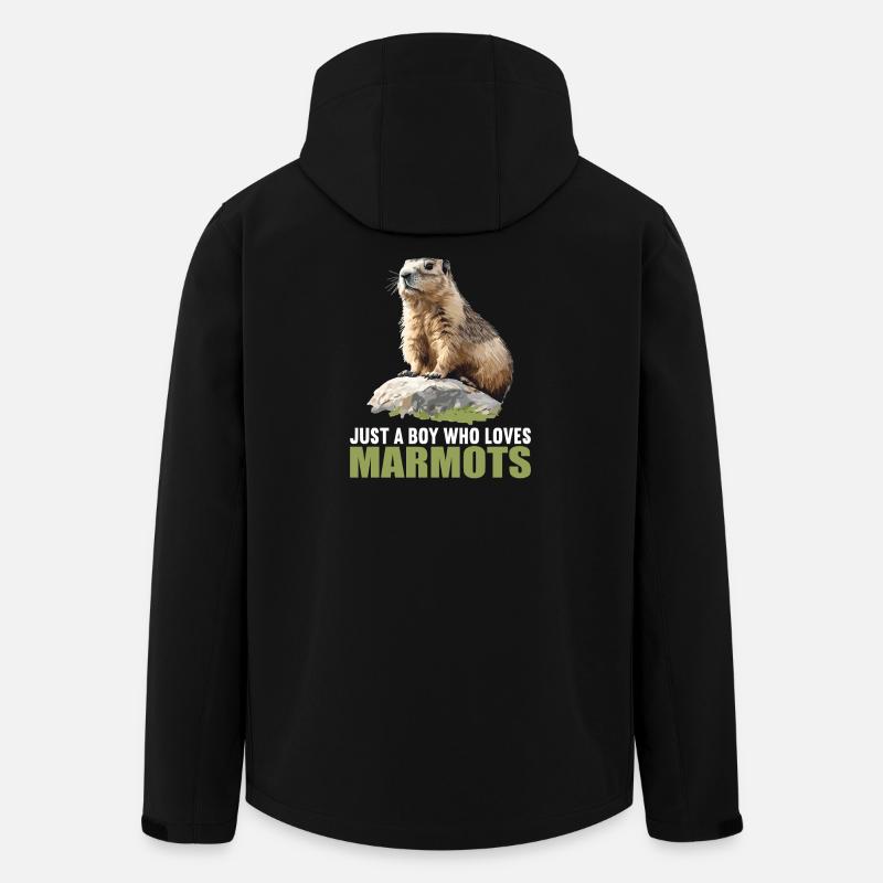 Marmots Groundhog - Men’s Recycled Softshell Jacket by Stanley/Stella - black