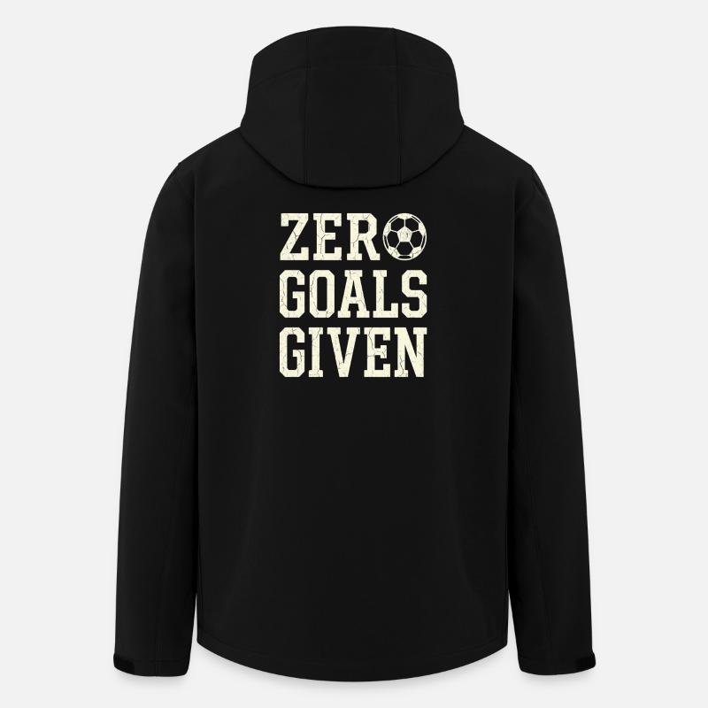 Zero Goals Given - Men’s Recycled Softshell Jacket by Stanley/Stella - black