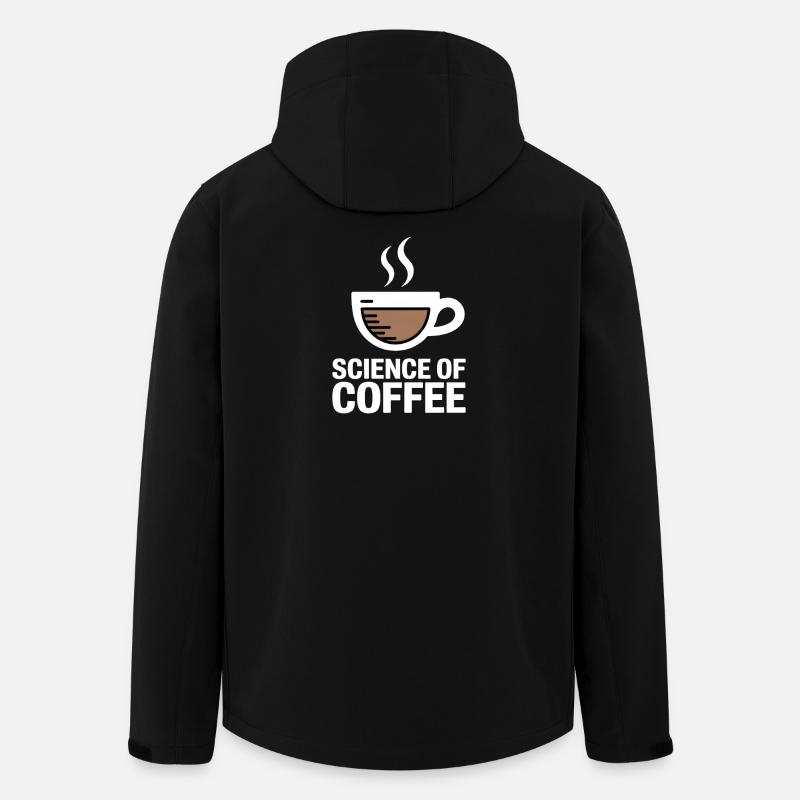 Science Of Coffee Espresso Ritual - Recycelte Männer Softshell-Jacke von Stanley/Stella - Schwarz