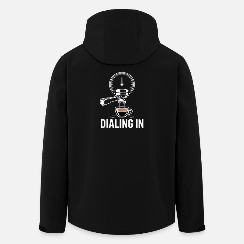 Dialing In Espresso Ritual - Men’s Recycled Softshell Jacket by Stanley/Stella - black
