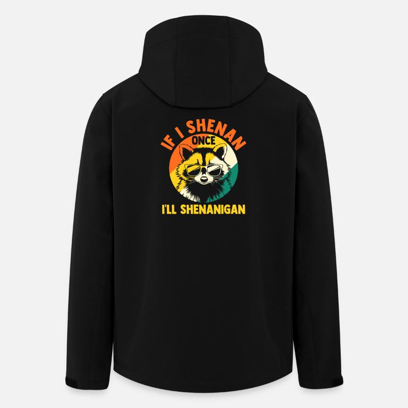 Panda Poubelle - Veste softshell homme en polyester recyclé Stanley/Stella - noir