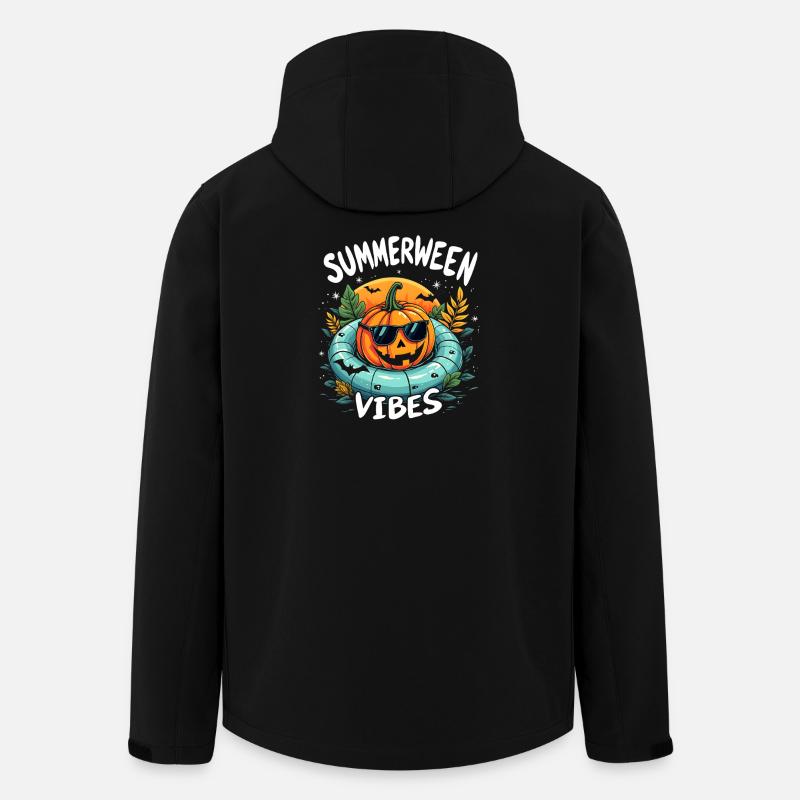 Ambiance Summerween Halloween - Veste softshell homme en polyester recyclé Stanley/Stella - noir