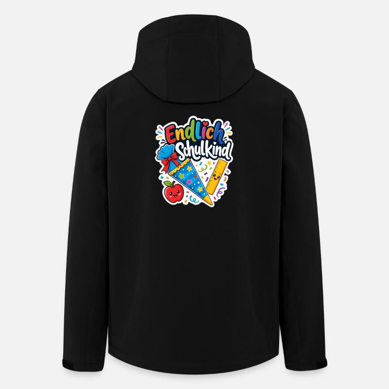 Schulkind 2026 Einschulung 2026 Schulanfang - Recycelte Männer Softshell-Jacke von Stanley/Stella - Schwarz
