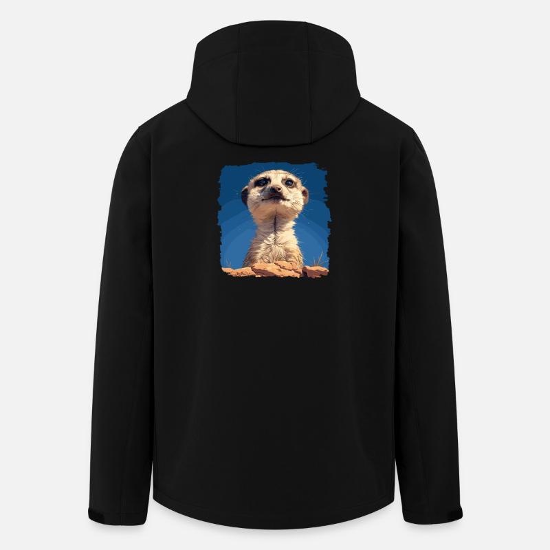 Suricate Erdmännchen - Veste softshell homme en polyester recyclé Stanley/Stella - noir