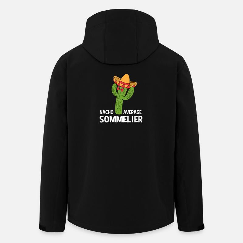 Wine Sommelier - Men’s Recycled Softshell Jacket by Stanley/Stella - black