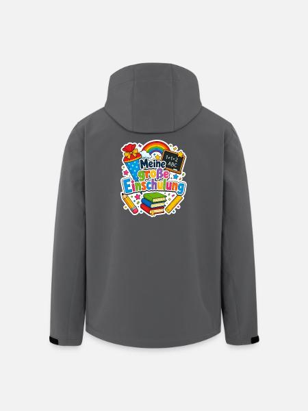 Schulkind 2026 Einschulung 2026 Schulanfang - Recycelte Männer Softshell-Jacke von Stanley/Stella - Schwarz