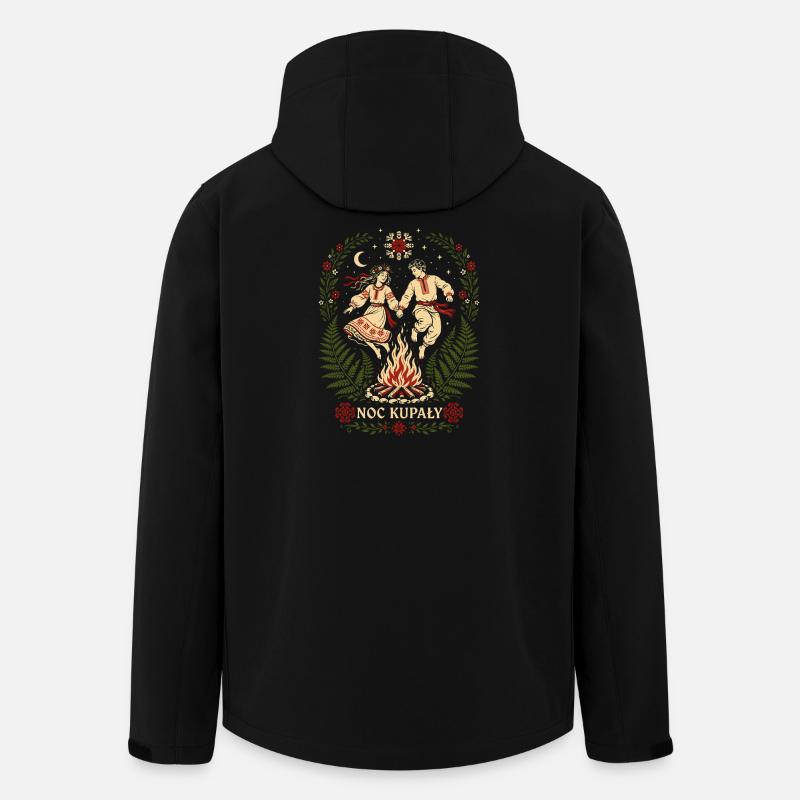 Noc Kupaly Dance - Men’s Recycled Softshell Jacket by Stanley/Stella - black