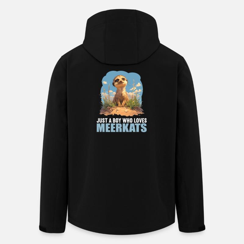 Meerkat Erdmännchen - Men’s Recycled Softshell Jacket by Stanley/Stella - black