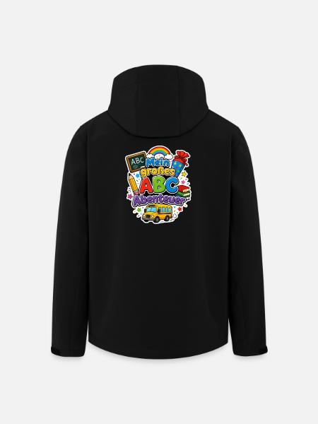 Schulkind 2026 Einschulung 2026 Schulanfang - Recycelte Männer Softshell-Jacke von Stanley/Stella - Schwarz