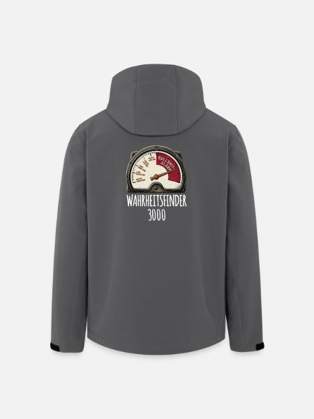 Wahrheit Finder Tacho - Recycelte Männer Softshell-Jacke von Stanley/Stella - Schwarz