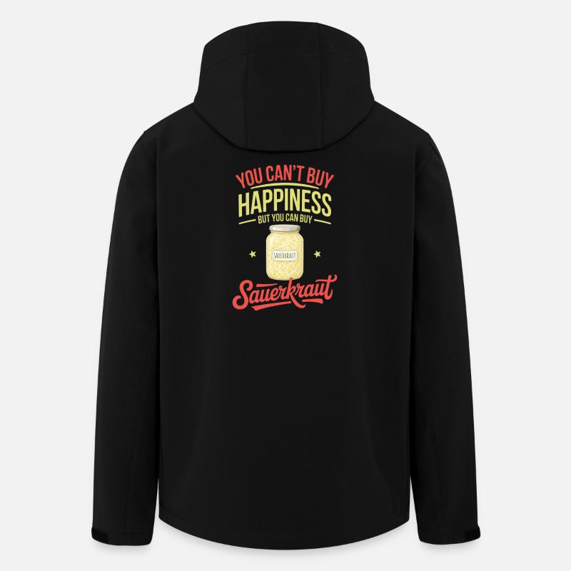 Sauerkraut deutsche Gerichte Sauerkohl Geschenk - Recycelte Männer Softshell-Jacke von Stanley/Stella - Schwarz