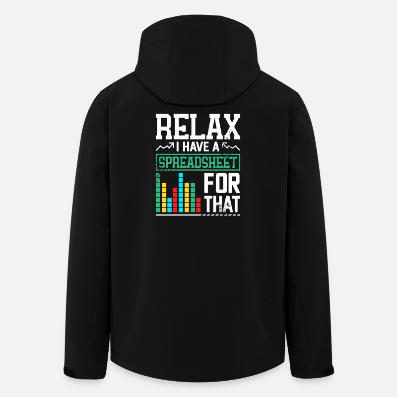 Détends-toi, j’ai un tableau - Veste softshell homme en polyester recyclé Stanley/Stella - noir