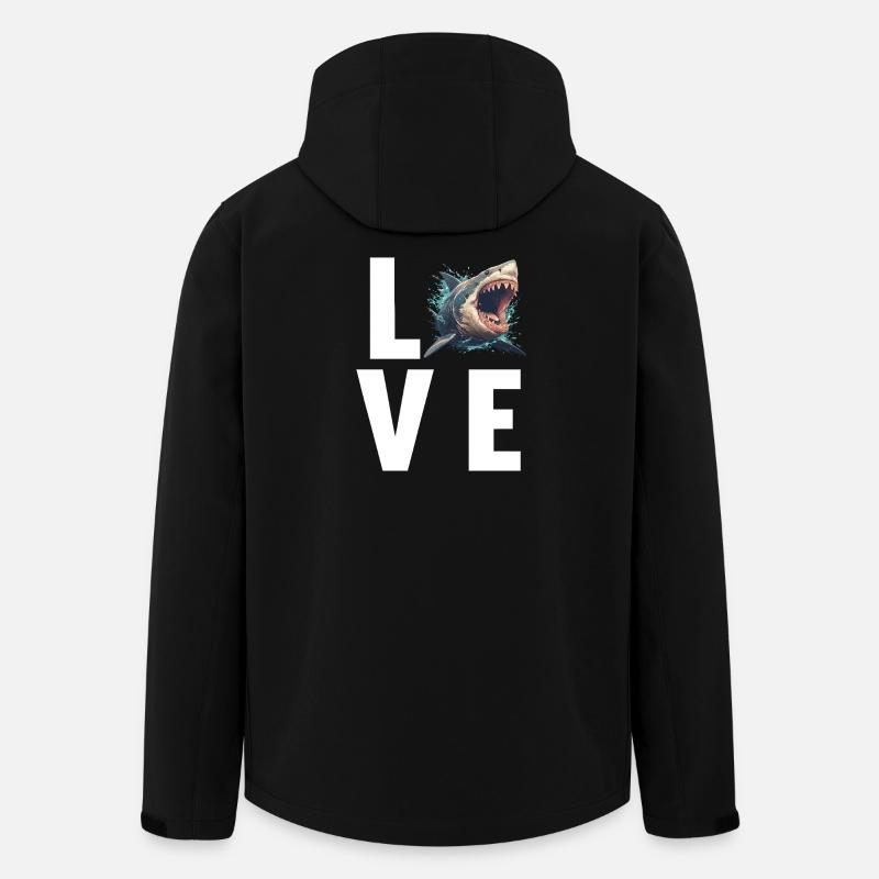 Megalodons Megalodon - Recycelte Männer Softshell-Jacke von Stanley/Stella - Schwarz